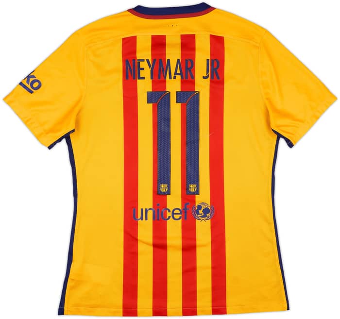 2015-16 Barcelona Authentic Away Shirt Neymar Jr #11 - 5/10 - (L)