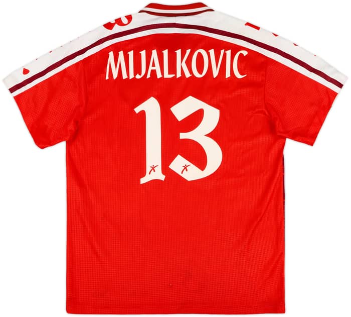 1997-98 Perugia Home Shirt Mijalkovic #13 - 6/10 - (M)
