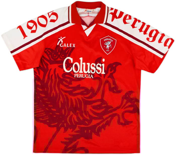 1997-98 Perugia Home Shirt Mijalkovic #13 - 6/10 - (M)
