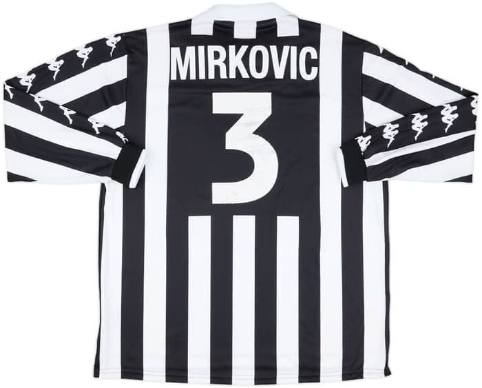 1999-00 Juventus Match Issue Home L/S Shirt Mirkovic #3