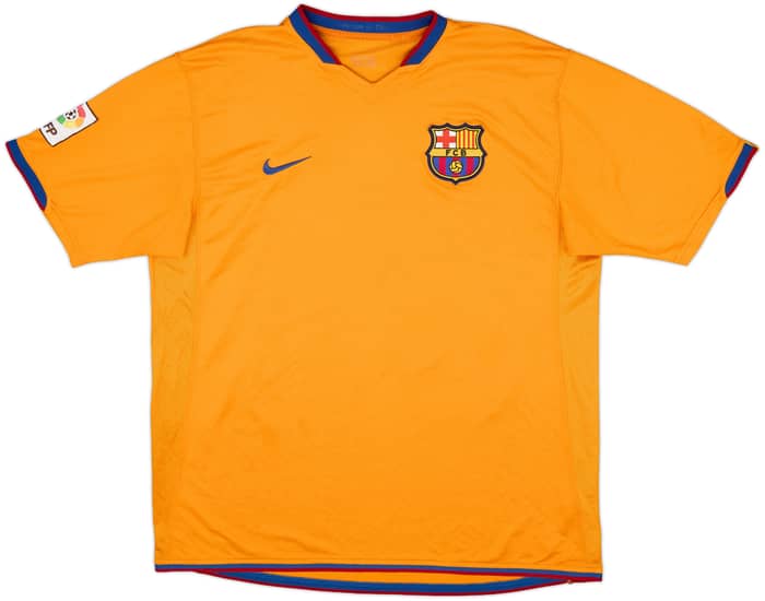2006-08 Barcelona Away Shirt Ronaldinho #10 - 8/10 - (L)