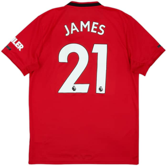 2019-20 Manchester United Home Shirt James #21 - 6/10 - (M)