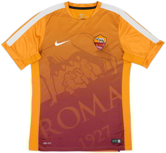 2015-16 Roma Nike Training Shirt - 8/10 - (M)