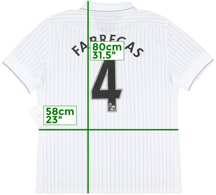 2009-10 Arsenal Player Issue Third Shirt Fabregas #4 (XL)