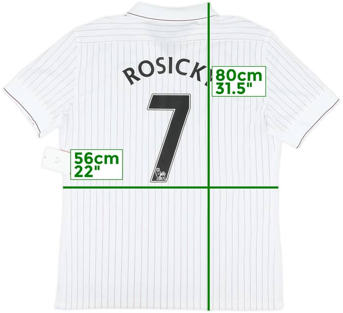 2009-10 Arsenal Player Issue Third Shirt Rosicky #7 (XL)