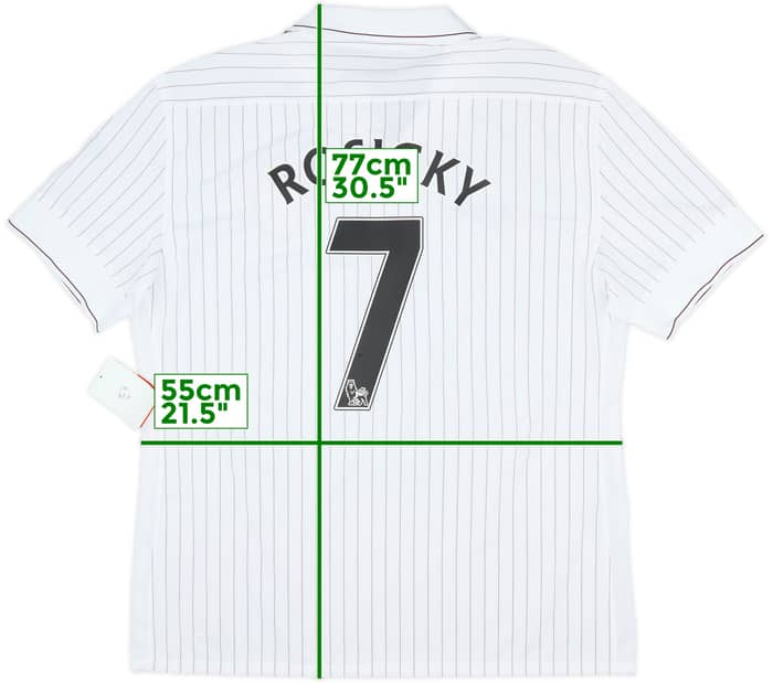 2009-10 Arsenal Player Issue Third Shirt Rosicky #7 (XL)