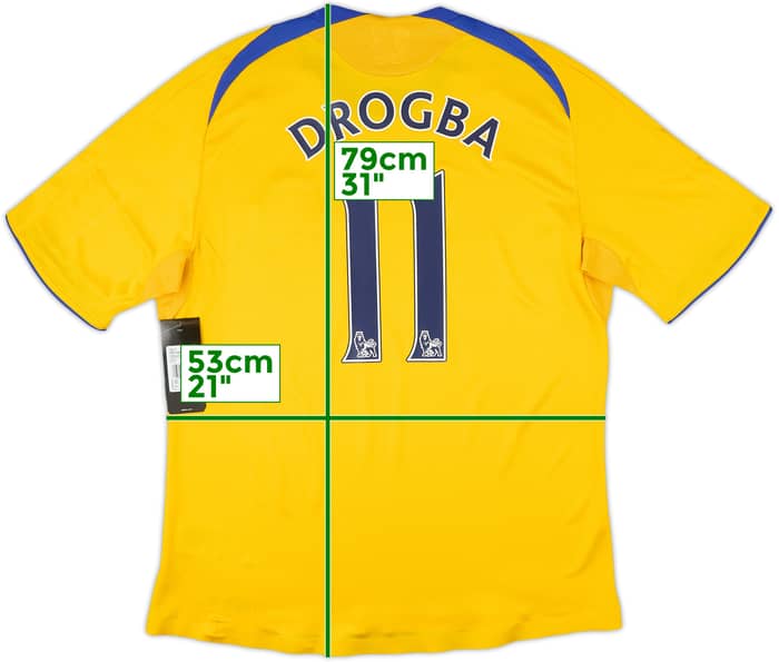 2008-09 Chelsea Player Issue Third Shirt Drogba #11 (L)