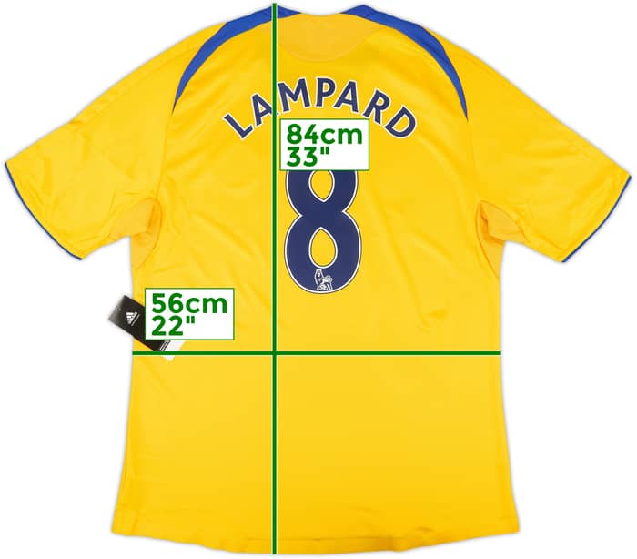 2008-09 Chelsea Player Issue Third Shirt Lampard #8 (XL)