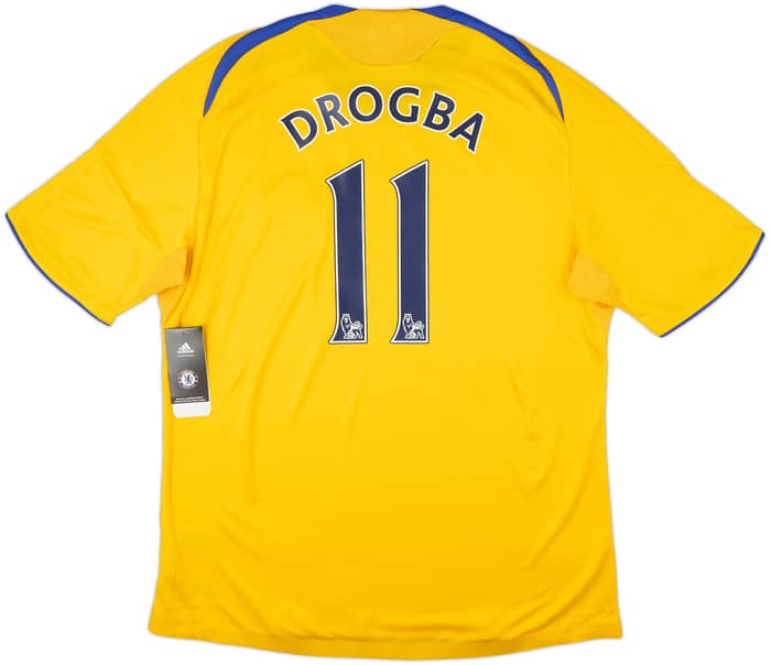 2008-09 Chelsea Player Issue Third Shirt Drogba #11 (XL)