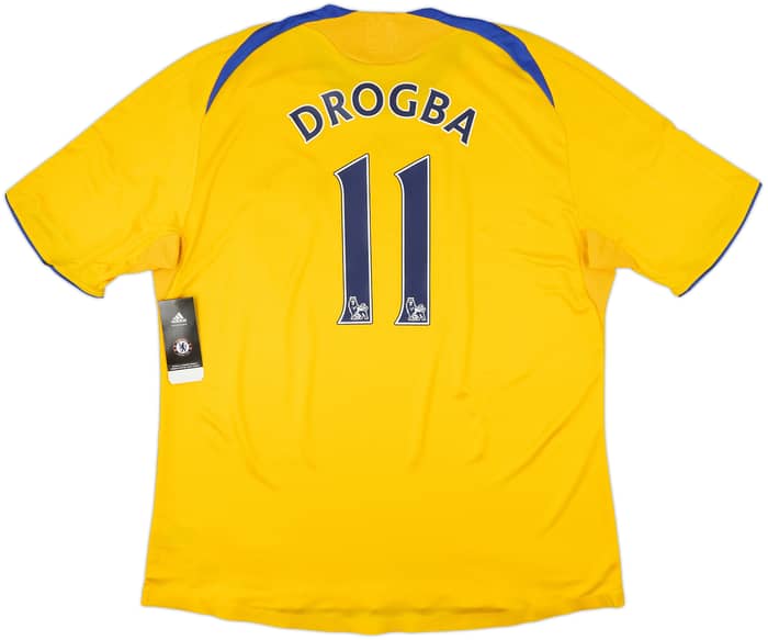 2008-09 Chelsea Player Issue Third Shirt Drogba #11 (XXL)