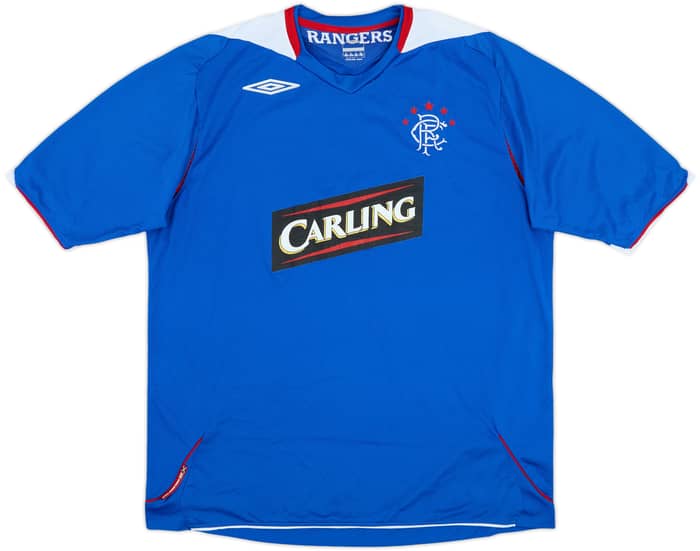 2006-07 Rangers Home Shirt - 6/10 - (XL)