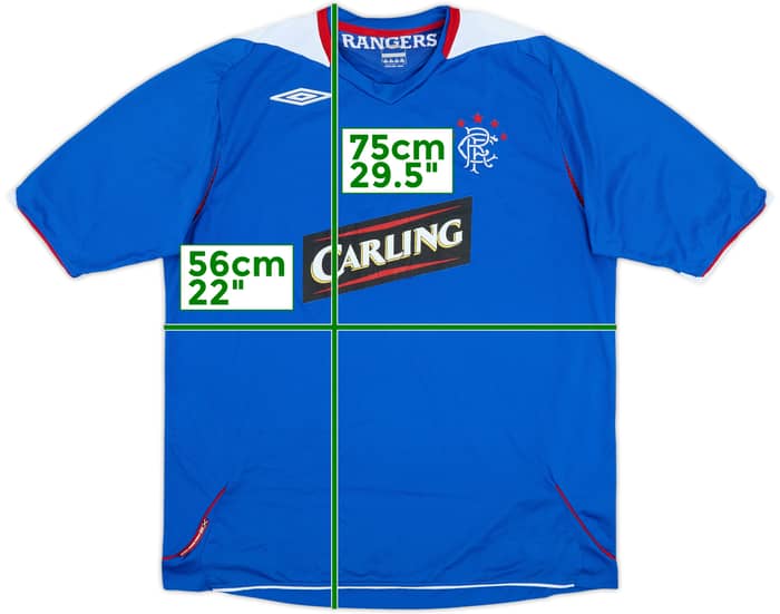 2006-07 Rangers Home Shirt - 6/10 - (XL)