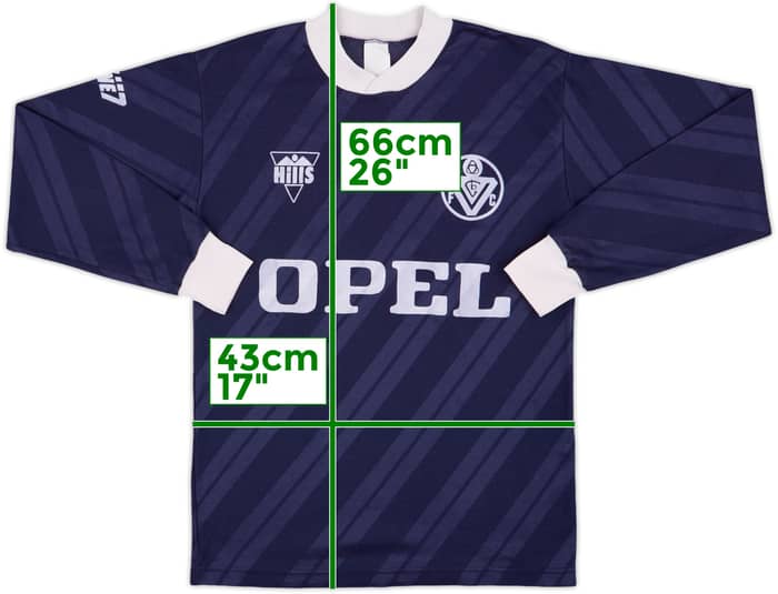 1987-88 Bordeaux Home L/S Shirt - 8/10 - (S)