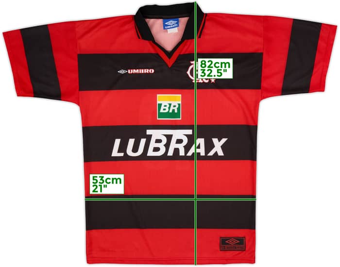 1999 Flamengo Home Shirt #10 - 9/10 - (XXL)