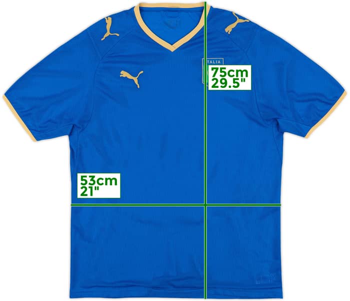 2007-08 Italy Home Shirt - 5/10 - (L)