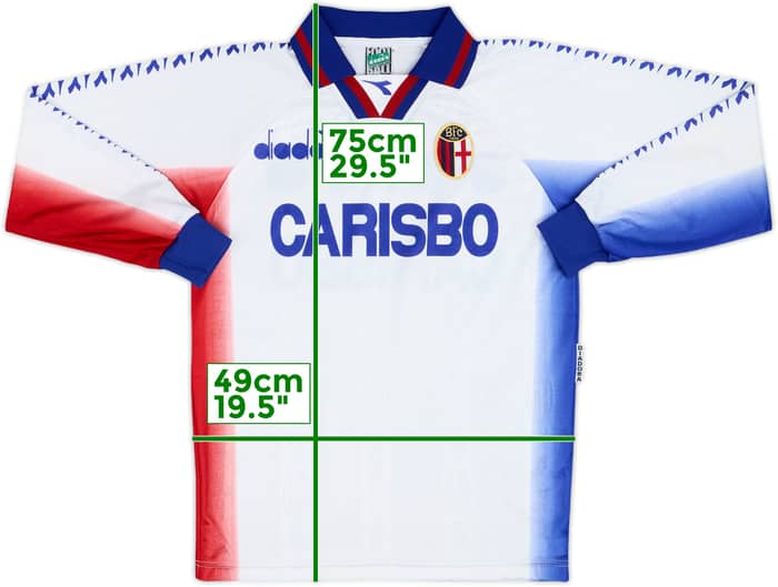 1996-97 Bologna Diadora Training L/S Shirt - 8/10 - (S)