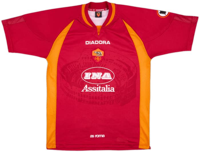 1997-98 Roma Home Shirt - 8/10 - (S)