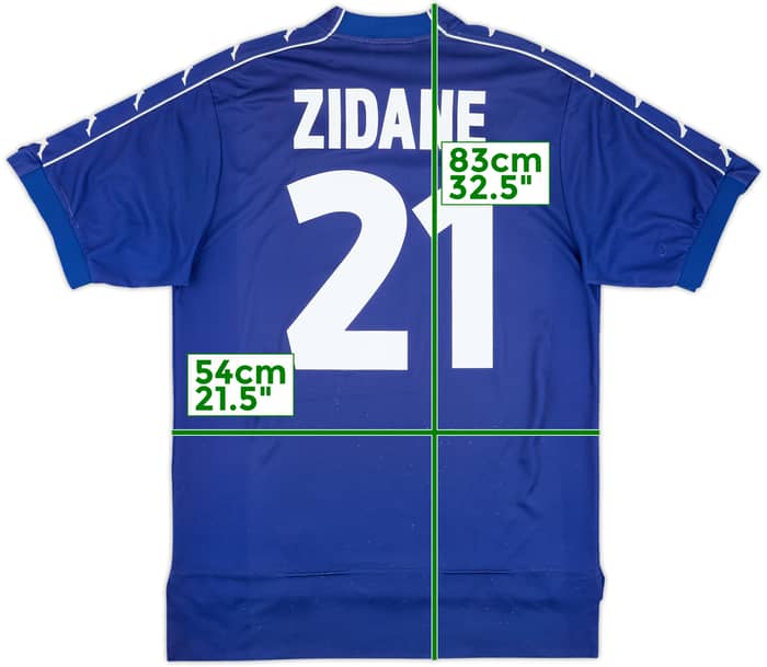 1999-00 Juventus Third Shirt Zidane #21 - 5/10 - (M)