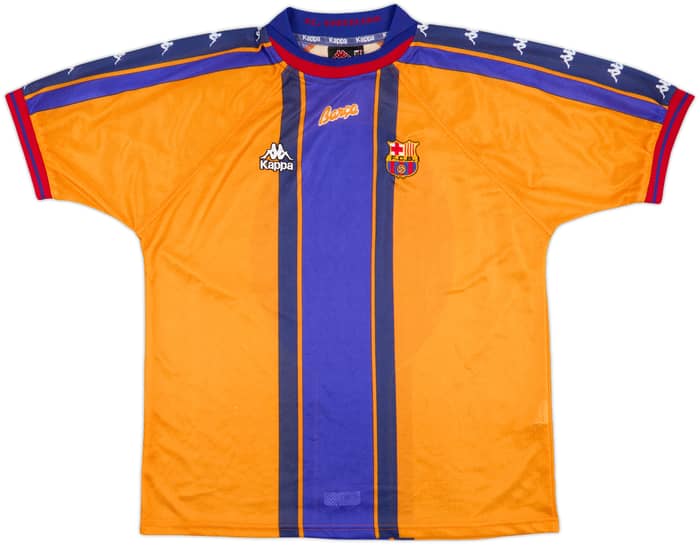 1997-98 Barcelona Away Shirt - 8/10 - (XL)
