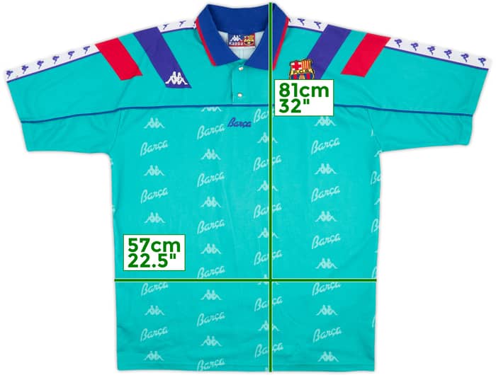 1992-95 Barcelona Away Shirt - 8/10 - (XL)