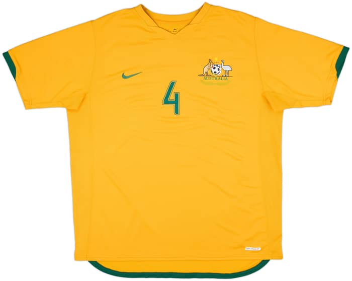 2006-08 Australia Home Shirt Cahill #4 - 7/10 - (XL)
