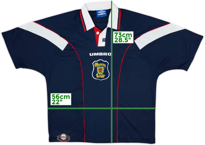 1996-98 Scotland Home Shirt - 8/10 - (XL)