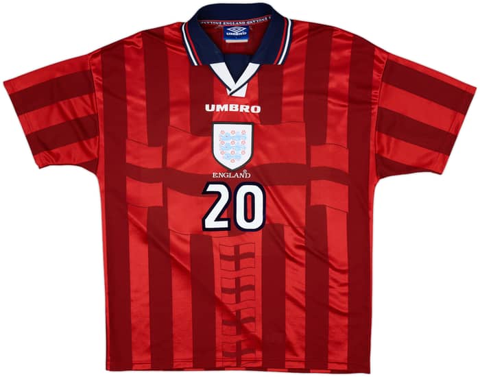 1997-99 England Away Shirt Owen #20 - 9/10 - (L)