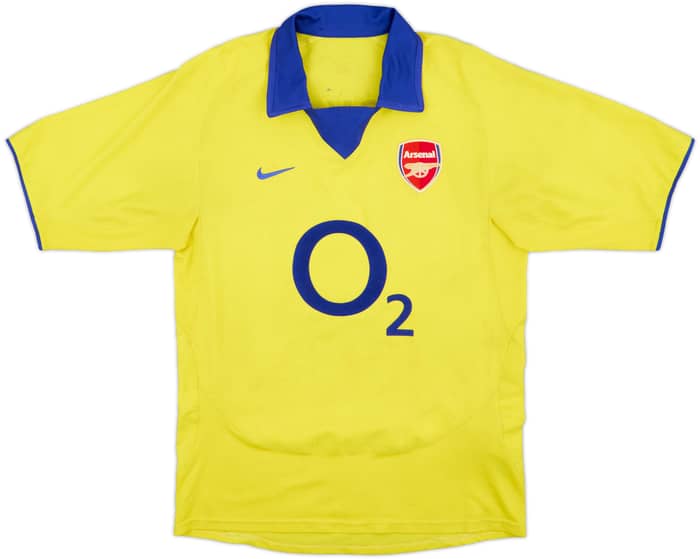 2003-05 Arsenal Away Shirt Bergkamp #10 - 8/10 - (S)
