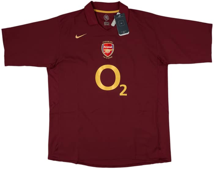 2005-06 Arsenal Home Shirt Bergkamp #10 (XXL)