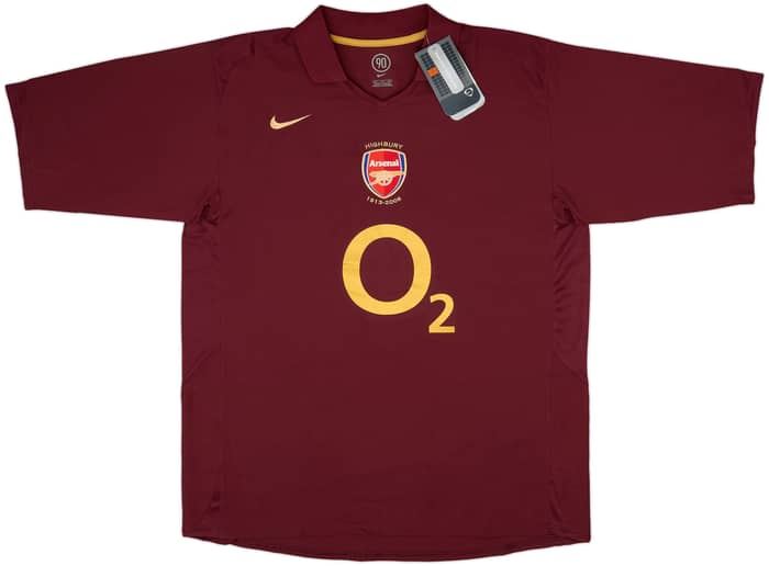 2005-06 Arsenal Home Shirt Henry #14 (XL)