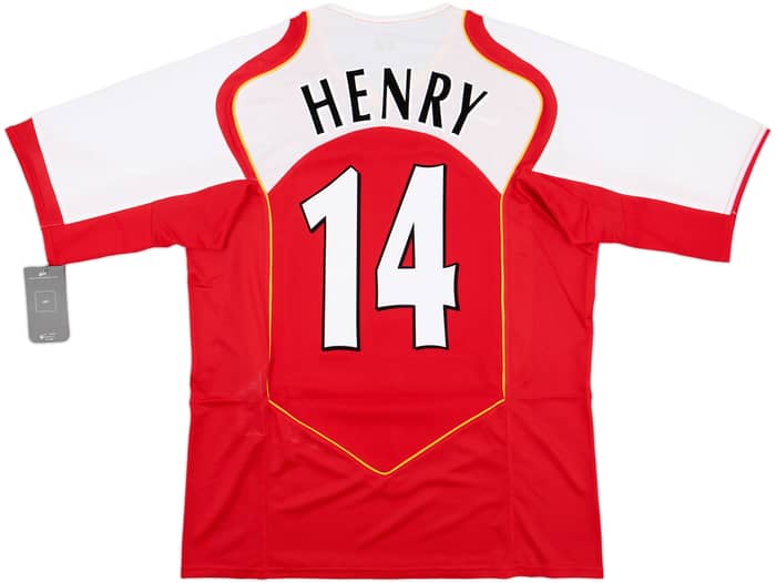 2004-05 Arsenal Home Shirt Henry #14 (L)