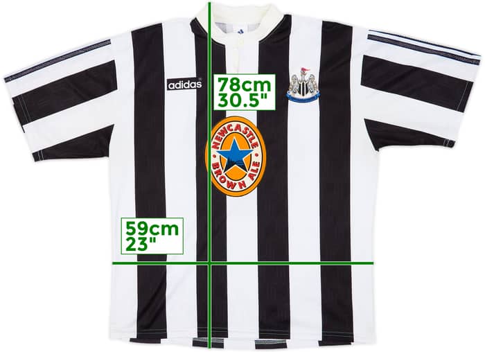 1995-97 Newcastle Home Shirt - 9/10 - (L)