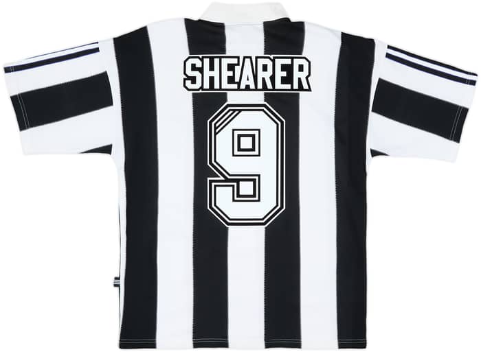 1995-97 Newcastle Home Shirt Shearer #9 - 8/10 - (S)