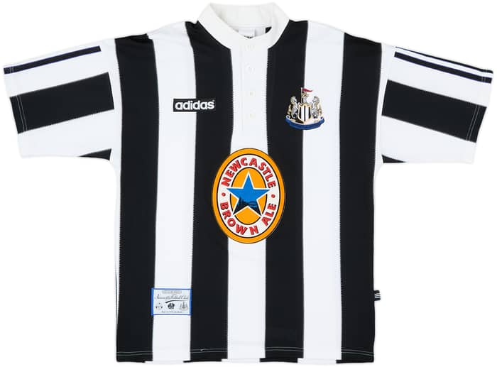 1995-97 Newcastle Home Shirt Shearer #9 - 8/10 - (S)