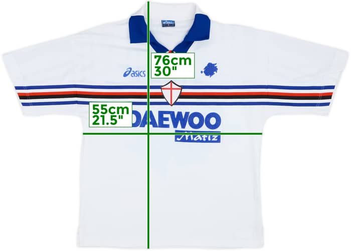 1998-99 Sampdoria Away Shirt - 6/10 - (S)