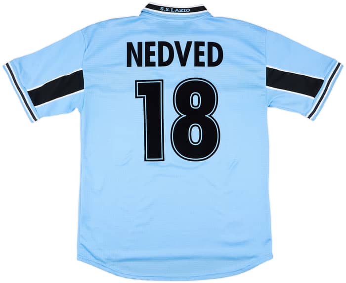 1998-00 Lazio Home Shirt Nedved #18 - 9/10 - (XL)