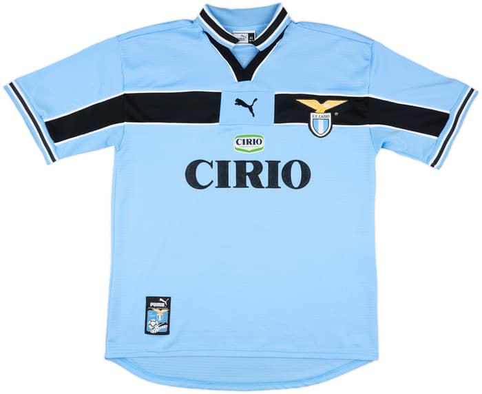 1998-00 Lazio Home Shirt Nedved #18 - 9/10 - (XL)