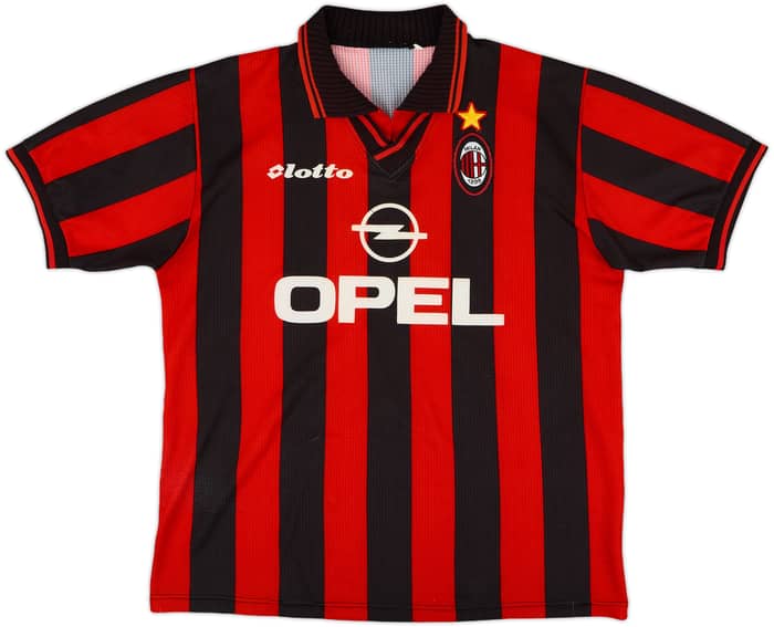 1997-98 AC Milan Home Shirt - 6/10 - (XL)