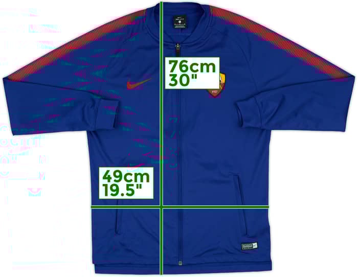 2017-18 Roma Nike Track Jacket - 8/10 - (M)