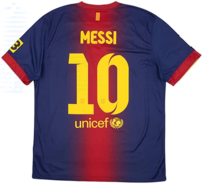 2012-13 Barcelona Home Shirt Messi #10 - 6/10 - (L)