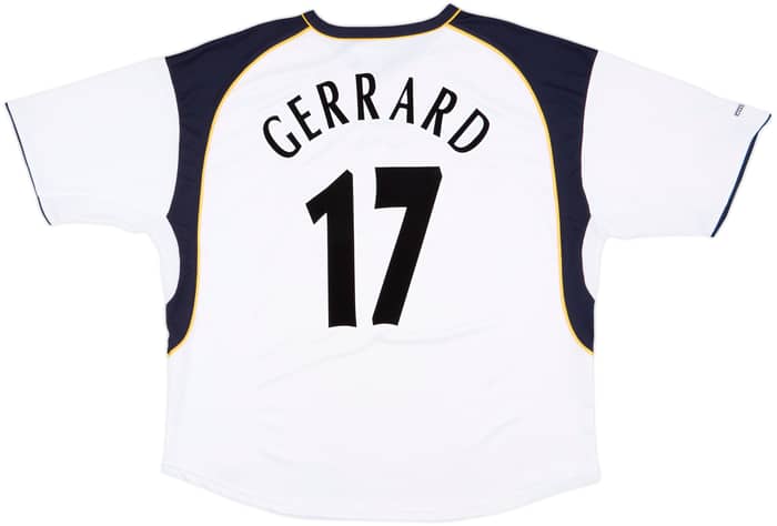 2001-03 Liverpool Away Shirt Gerrard #17 - 9/10 - (3XL)