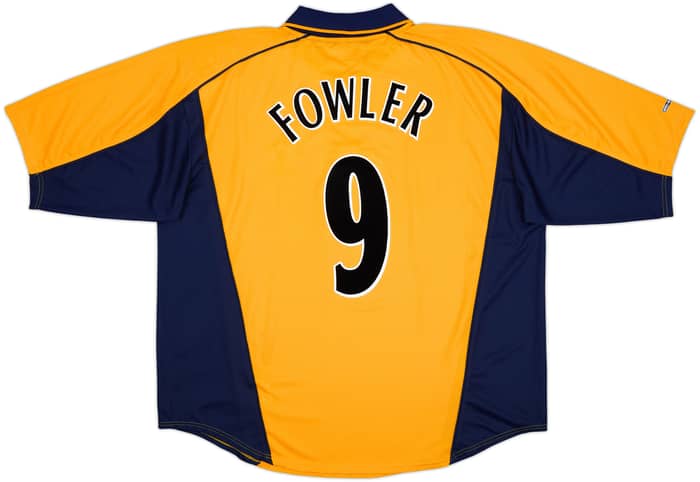 2000-02 Liverpool 'FA Cup Final' Away Shirt Fowler #9 - 10/10 - (XXL)