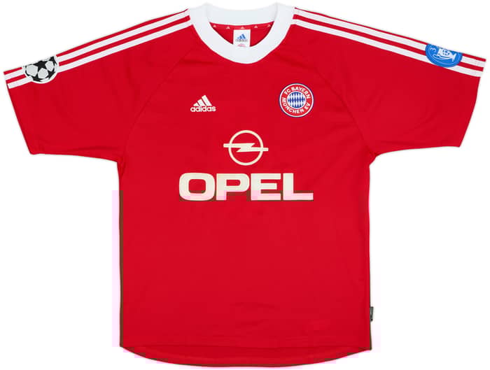 2000-01 Bayern Munich CL Home Shirt Elber #9 - 8/10 - (M)