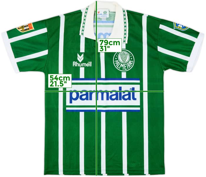 1993-94 Palmeiras Home Shirt #9 - 9/10 - (L)