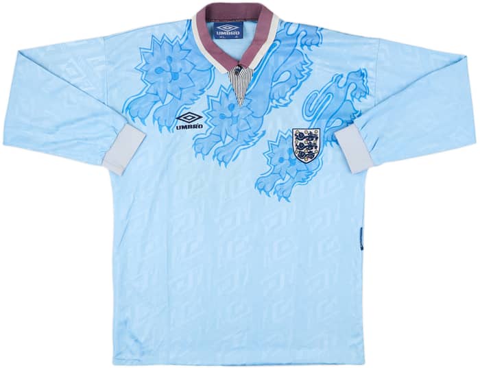 1992-93 England Third L/S Shirt #18 - 6/10 - (XL)