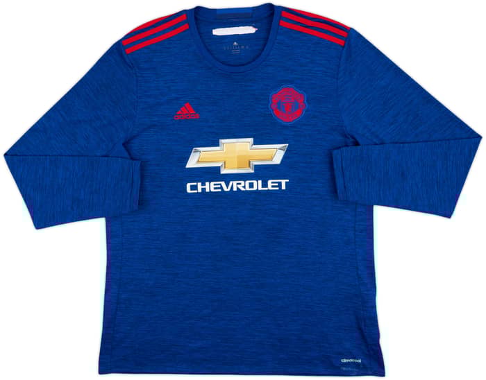 2016-17 Manchester United Away L/S Shirt Rooney #10 - 7/10 - (XL)