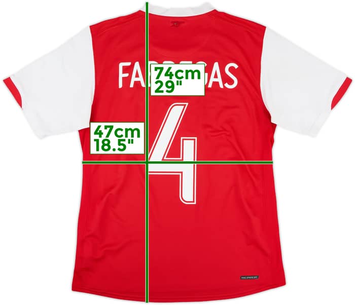 2006-08 Arsenal Home Shirt Fabregas #4 - 6/10 - (M)