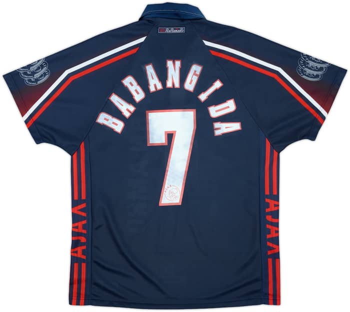 1997-98 Ajax Away Shirt Babangida #7 - 6/10 - (M)