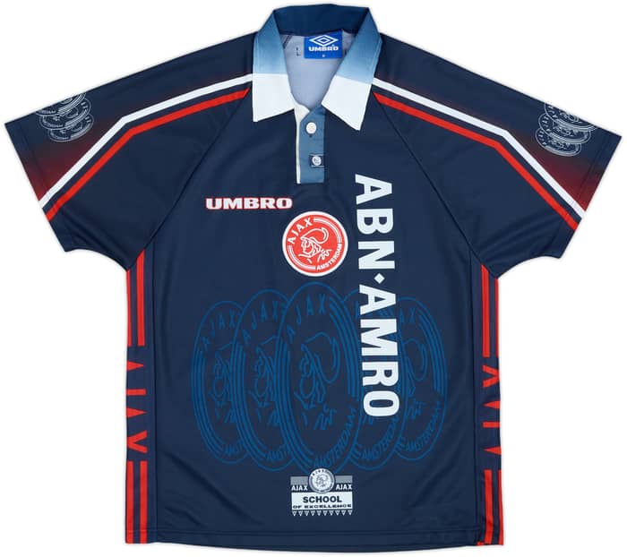 1997-98 Ajax Away Shirt Babangida #7 - 6/10 - (M)