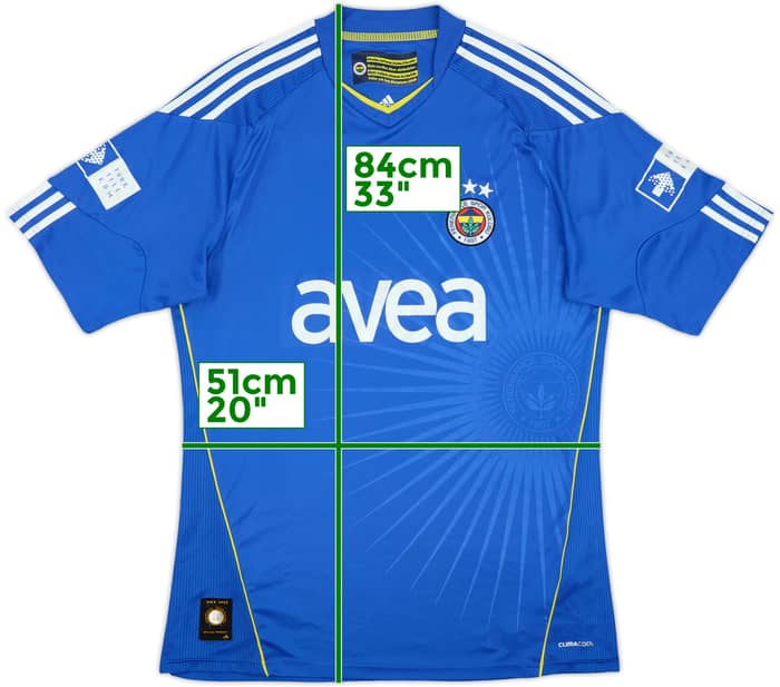 2010-11 Fenerbahce Third Shirt - 7/10 - (XL)